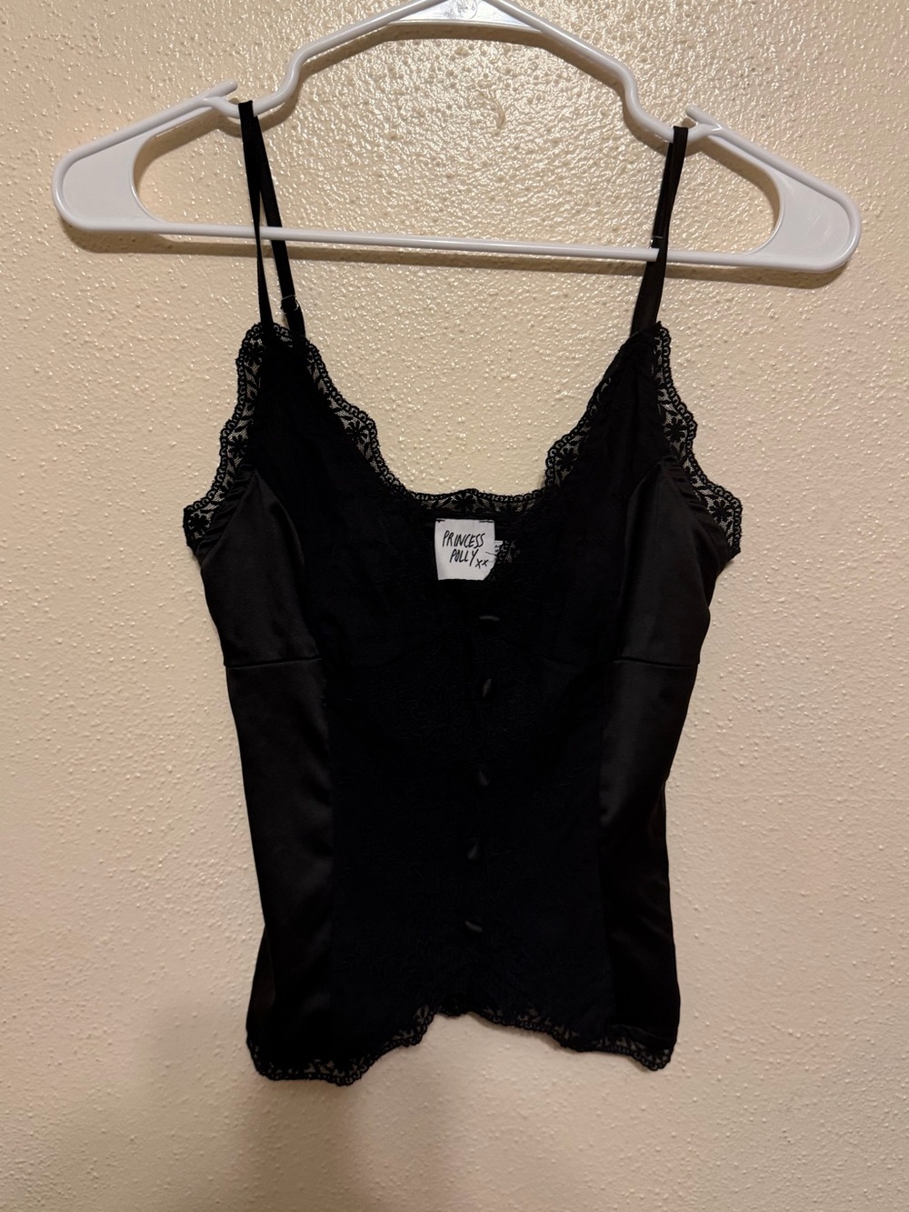 NWOT Princess Polly Black Juliana Top (Size 2) - Picture 2 of 5